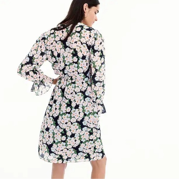J. CREW Floral Chiffon Dress - Picture 2 of 8